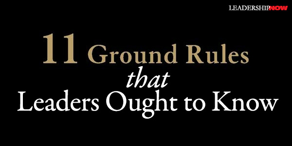 11 Ground Rules