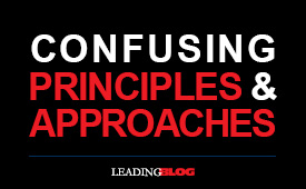 Confusing Principles and Approaches