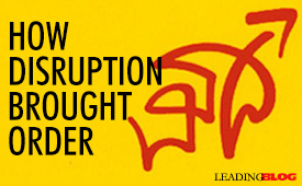 Disruption Brought Order