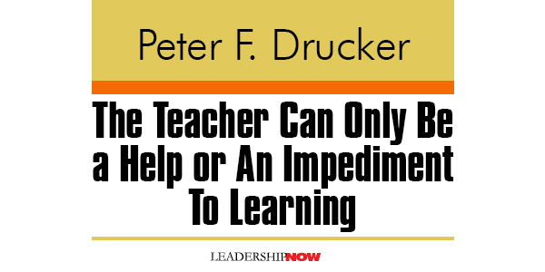 Drucker on Teaching