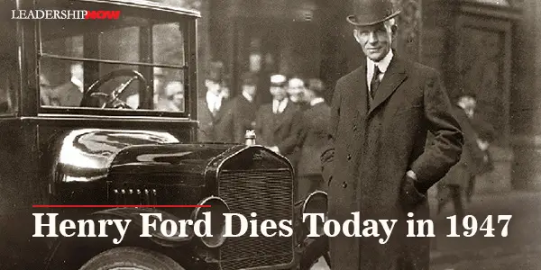 Ford Died 60 Years Ago Today