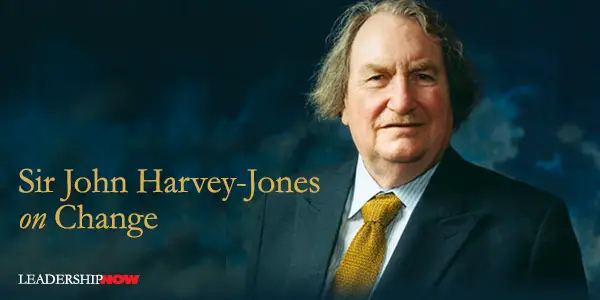 John Harvey Jones on Change