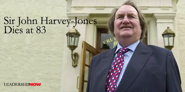 John Harvey Jones Dies