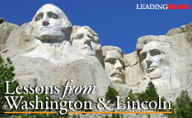 Lessons Washington Lincoln