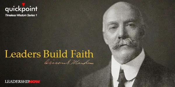 Leaders Build Faith