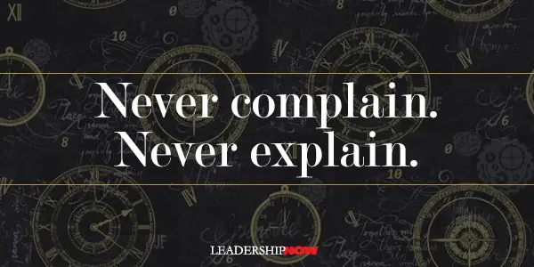 Never Complain