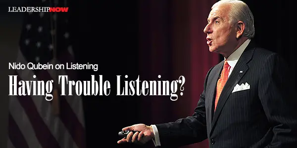 Nido Qubein on Listening