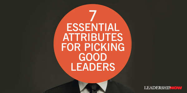 Picking Good Leaders