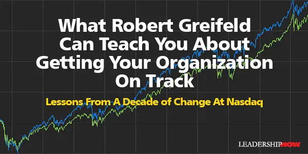 What Robert Greifeld Can Teach You