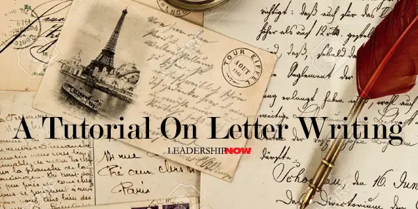 A Tutorial On Letter Writing