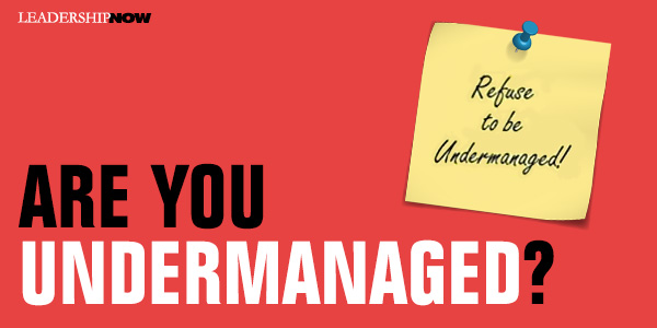 Are You Undermanaged
