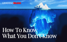How To Know What You Don’t Know