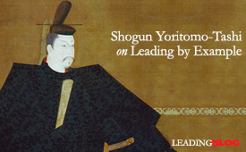 Yoritomo Leading By Example